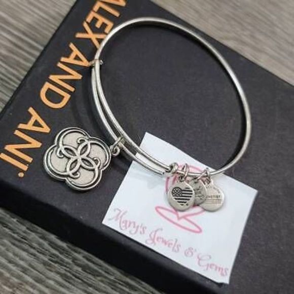 Alex and Ani breath of Life charm bracelet - Picture 2 of 3